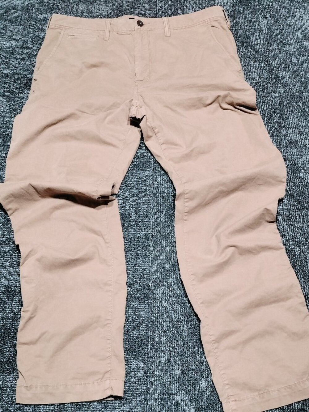 American Eagle Men's Next Level Flex Khaki Chino Pants Tan 34x32 Stretch NWOT